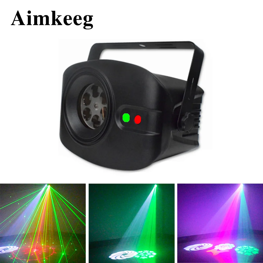 

New LED Laser Projector DJ Disco RGB Stage Light Remote Control Effect Sound Self Control Smart Laser Christmas Home Decoration