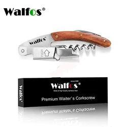 WALFOS-abridor de vino de acero inoxidable, sacacorchos profesional para camareros, Abrebotellas multifunción, regalo para amantes del vino