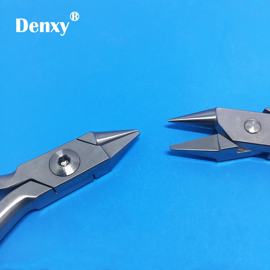 Denxy 1pc dental ortodontyczne krótki przewód światła szczypce kleszcze ortodontyczne kleszcze dentysta szczypce instrumenty ortodontyczne