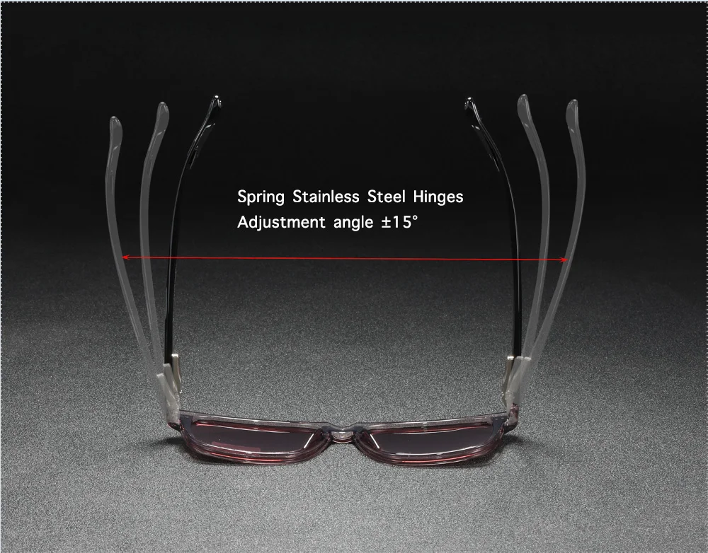 KDEAM TR90 Rahmen und Farbverlauf polarisierte Brille UV100 % Herren-Angelsonnenbrille, langlebiges Material – Detail 2