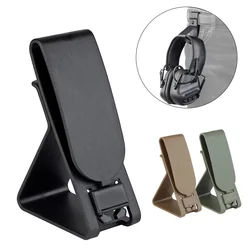 Tactical Headset Hang Buckle Universal Quick Release Mobile Phone Holder Molle Hook Clip Clamp for Hunting Waist Belt Girdle