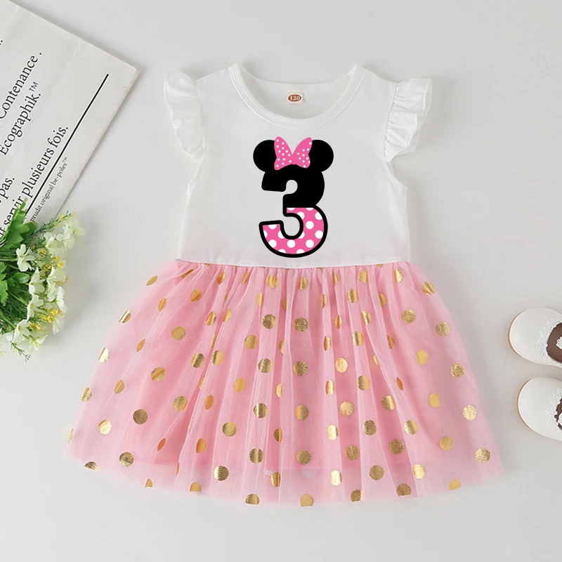 Vestidos de cumpleaños de verano para niñas, moda de bebé recién nacido, vestido de fiesta de princesa de algodón para niños, ropa de boda para