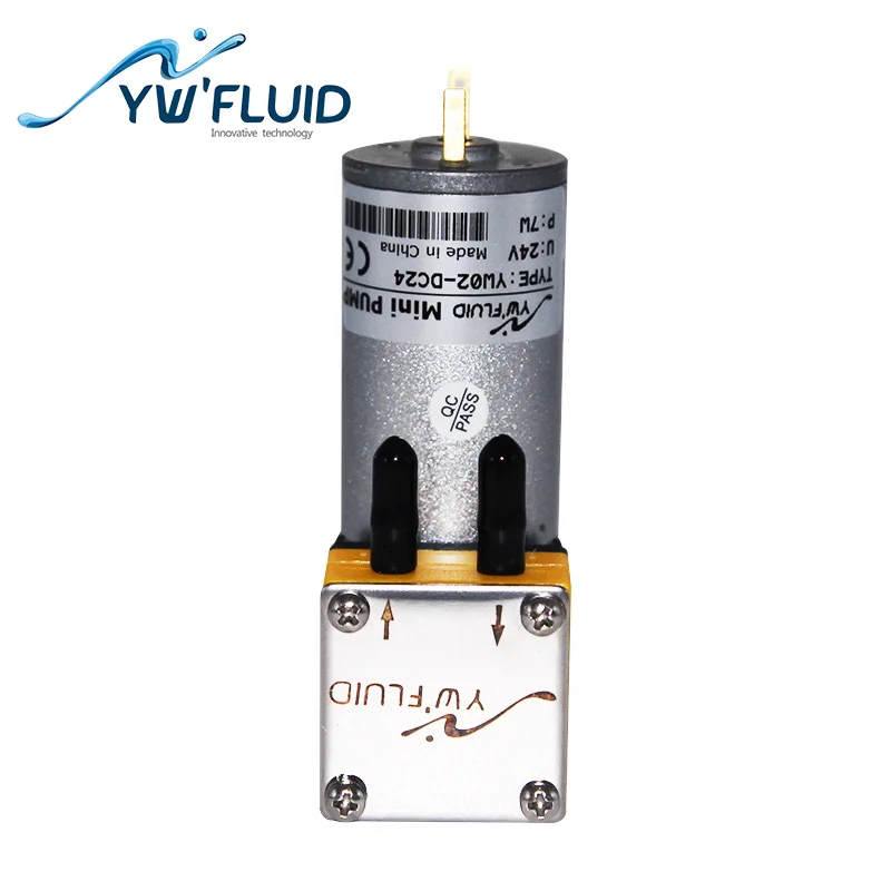 YWFliuid  High quality DC motro 12V/24v Micro diaphragm pump used for environmental protection or liquid filling