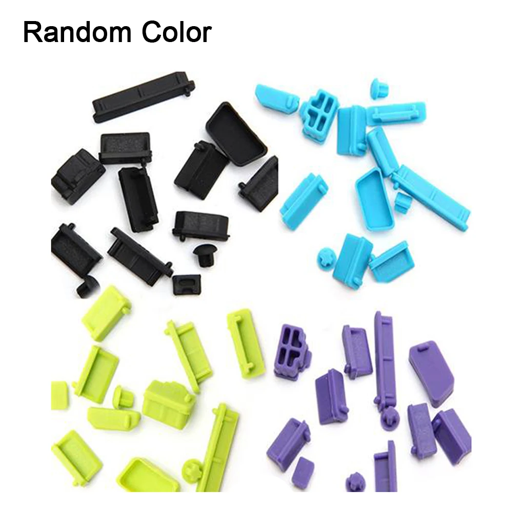 Universal Elastic Silicone Anti-dust Laptop Port Protector Dustproof Notebook Computer Port Plug Anti-dust Stopper Cover