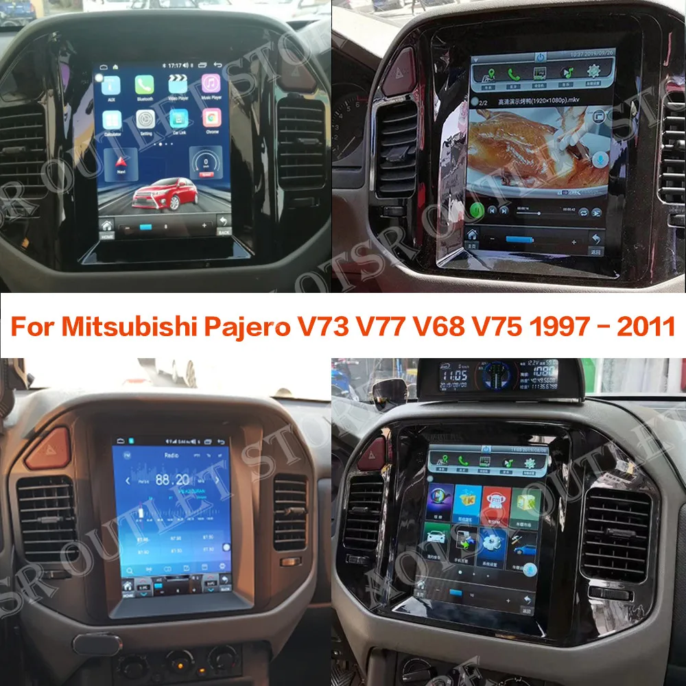 

Автомобильный мультимедийный стерео-плеер на Android для Mitsubishi Pajero V73 V77 V68 V75 1997 - 2011 Navi GPS головное устройство 1 Din