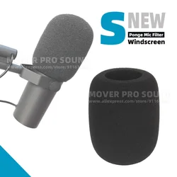Compatible con Shure SM7B SM 7B SM7 7 B SM7DB parabrisas micrófono filtro Anti Pop parabrisas esponja a prueba de polvo micrófono cubierta de espuma