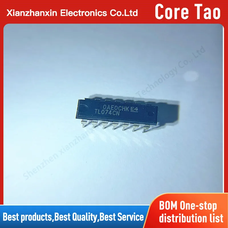 5pcs/lot TL072CN TL074CN 072 074 DIP Operational amplifier