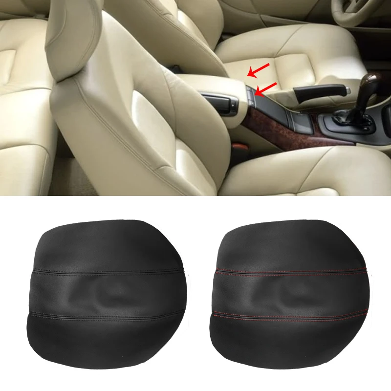 Soft Leather Armrest Cover For Volvo S80 1999 2000 2001 2002 2003 2004 2005 2006 Center Control Armrest Box Surface Cover Trim