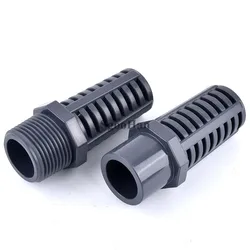 PVC rosca de sucção e transbordamento filtro, aquário filtro dreno encaixe conectores, Fish Tank Permeable Vent Cap, 1-5pcs