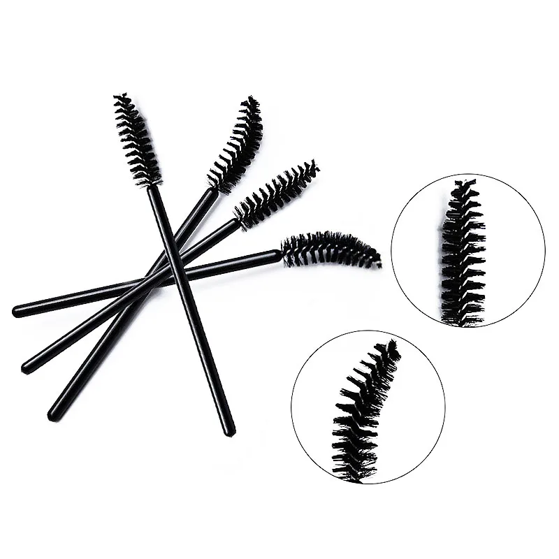 Colorful Disposable Pink Mascara Eyelash Brush Extension Wands Brush Wands Makeup Applicator Spoolers Lash Brush Cosmetic