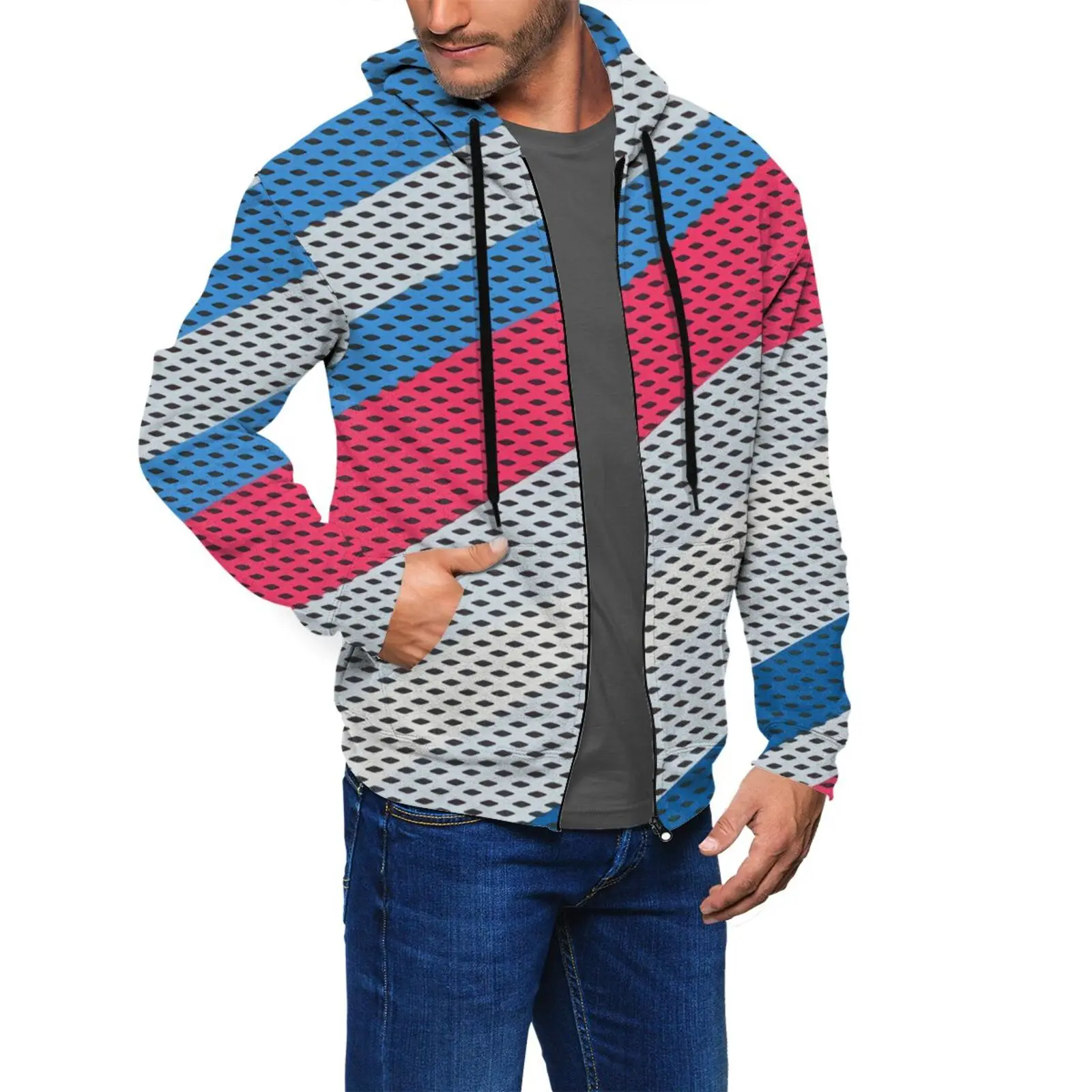 

Plus Size Zip Hoodie8