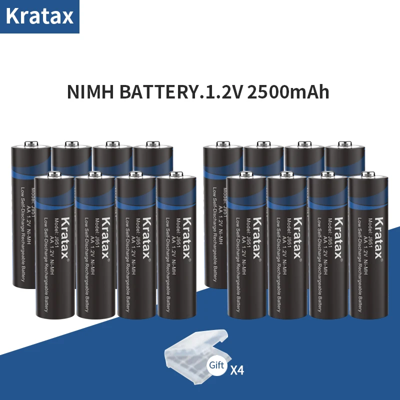 AA AAA Ni-MH Rechargeable Batteries  AA 1.2V 2500mAh/AAA 1.2V 1000mAh Digital Camera Flashlights, Electric Toys, Mice