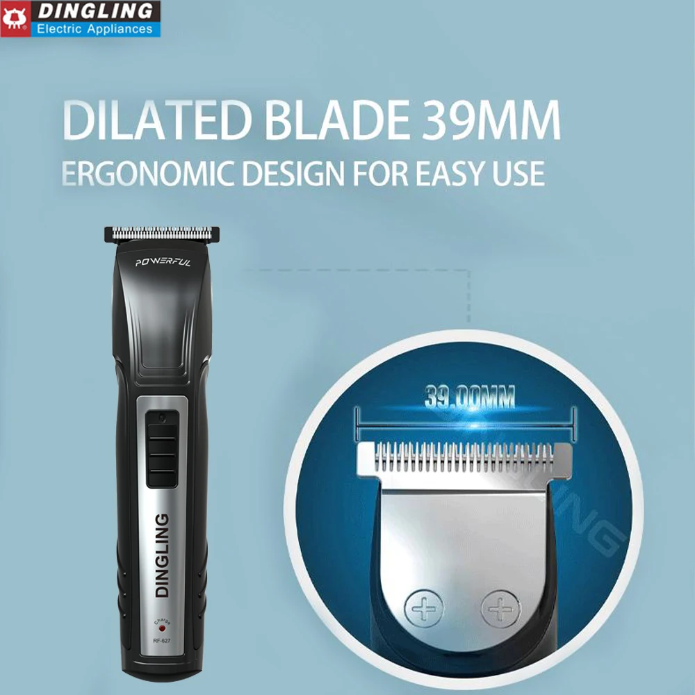 Dingling RF-627 Usb Clipper Blade Kid Capelli E Barba Trimmer Elettrico Taglio Dei Capelli Macchina Trimmer Per Gli Uomini