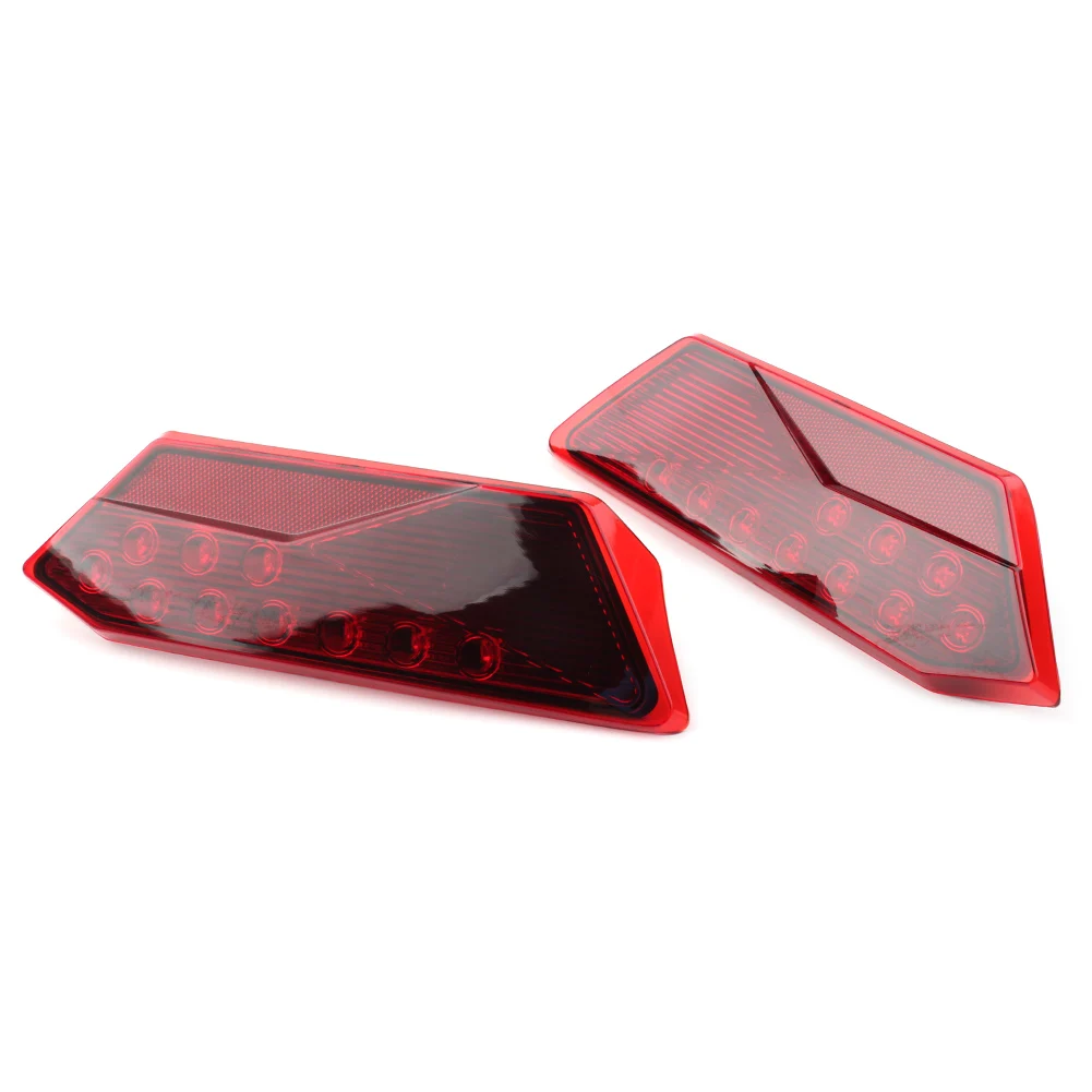 1Pair ATV UTV Passenger Driver Side Tail Lights Red Lamp for Polaris RZR Turbo 1000 XP 900 S 2014 2015 2016 2017 2018 2019