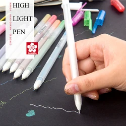 SAKURA High light Pen DIY Creative Painting Watercolor Comic Hand-painted Highlight Marker Pens For Painting Art Supplies XPGB