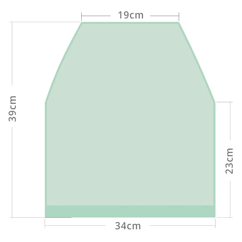 1pc 34X39X23cm Plastic Microscope Dust Cover for Compact Stand Biological Microscope