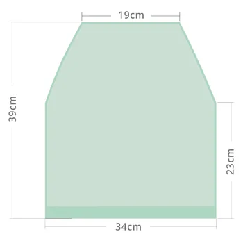 1 adet 34X39X23cm plastik mikroskop toz kapağı kompakt standı biyolojik mikroskop