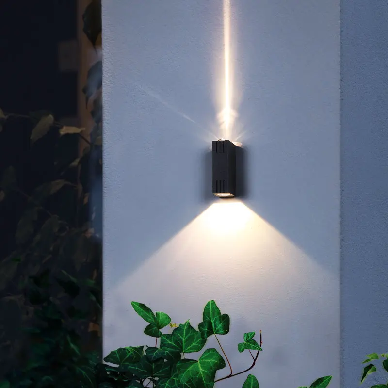 LED Up down wall light  Outdoor lighting wall lamps exterior porch light 6W fence balcony corridor aisle decoration wall mounted