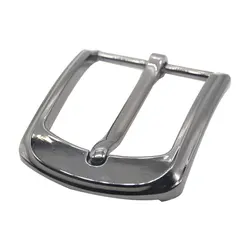 40mm Zinc Alloy Men's Casual Belt Buckle Single Pin Half Buckle for Leather Craft Jeans Webbing Replacement Buckle Accessories