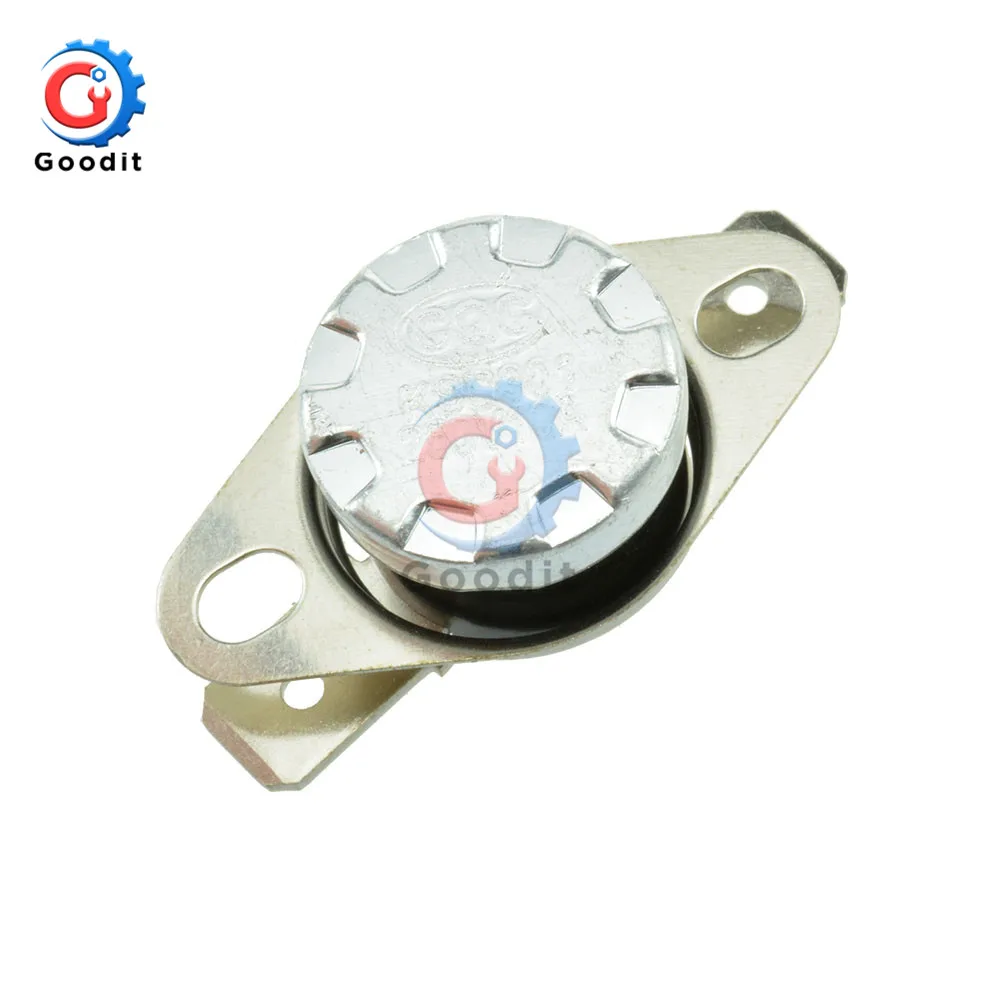 1pcs KSD301 Normally Open Thermostat Temperature Thermal Control Switch 10A 250V 30 40-110 Degrees C (N.O.) On off NO Switch