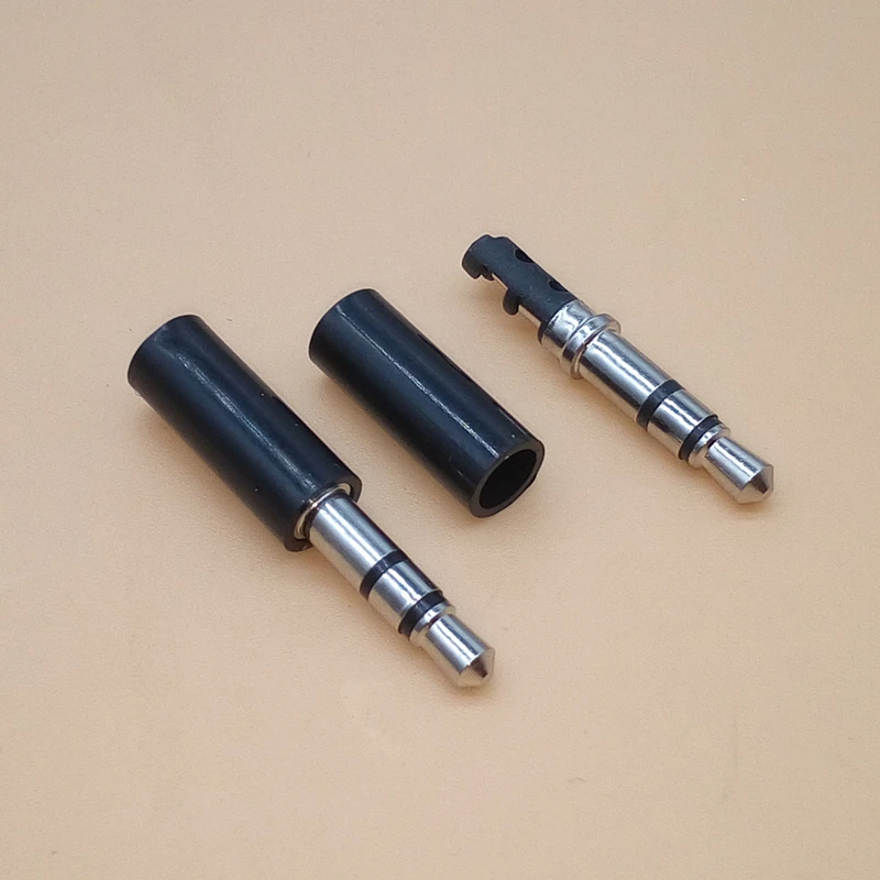 5pcs 3.5mm Mono Stereo Headset Plug 3 4 Pole 3.5 mm Audio Plug Jack Adapter Connector for Mobile Phone MP3 MP4 MP5 Ipad Ect