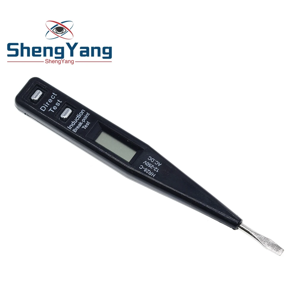 Elektrischer Spannungsmesser, Digital-Voltmeter 12V-250V, Steckdosen-Wand-AC/DC-Stromausgangsdetektor, Sensor-Teststift – Detail 1