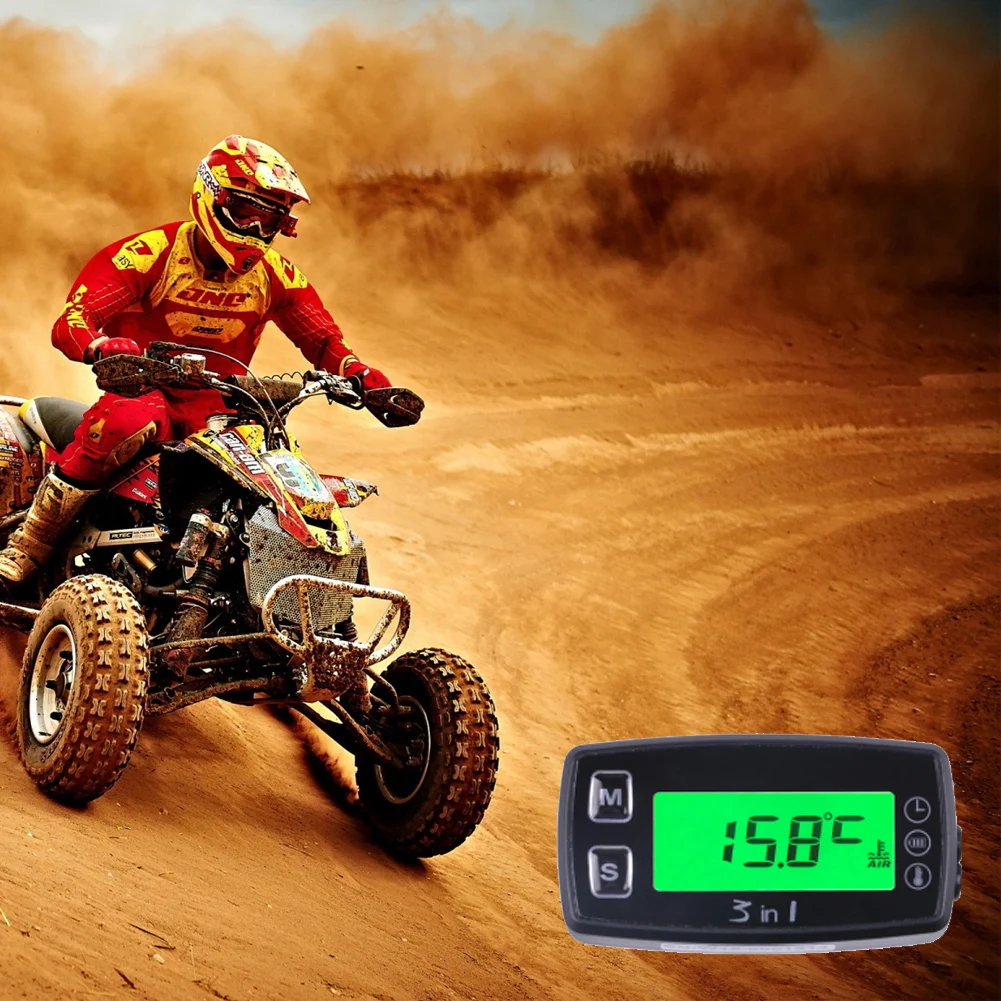 Imagem -06 - Termômetro Digital para Motocicleta Medidores Temp Dirt Pit Bike Motor Motor Carro Gerador Snowmobile Óleo