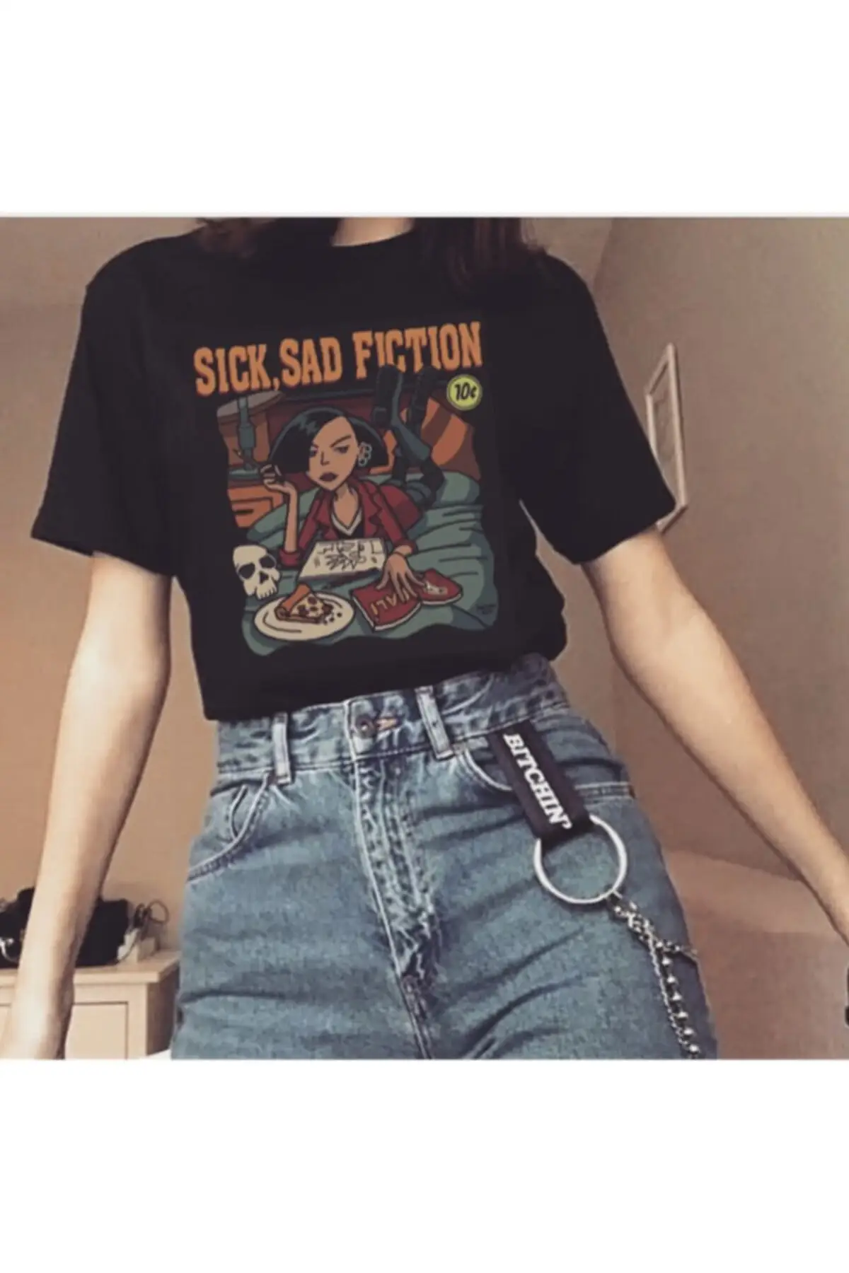 

Daria - Sick Sad Fiction Unisex T-shirt Casual Wear Souvenirs Cotton T-Shirts