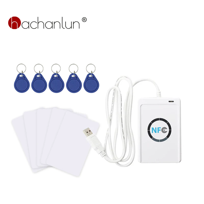 NFC Reader USB ACR122U Contactless Smart Ic Card and Writer Rfid Copier Copier Duplicator 13.56mhz Nfc Clone Smart Chip Card