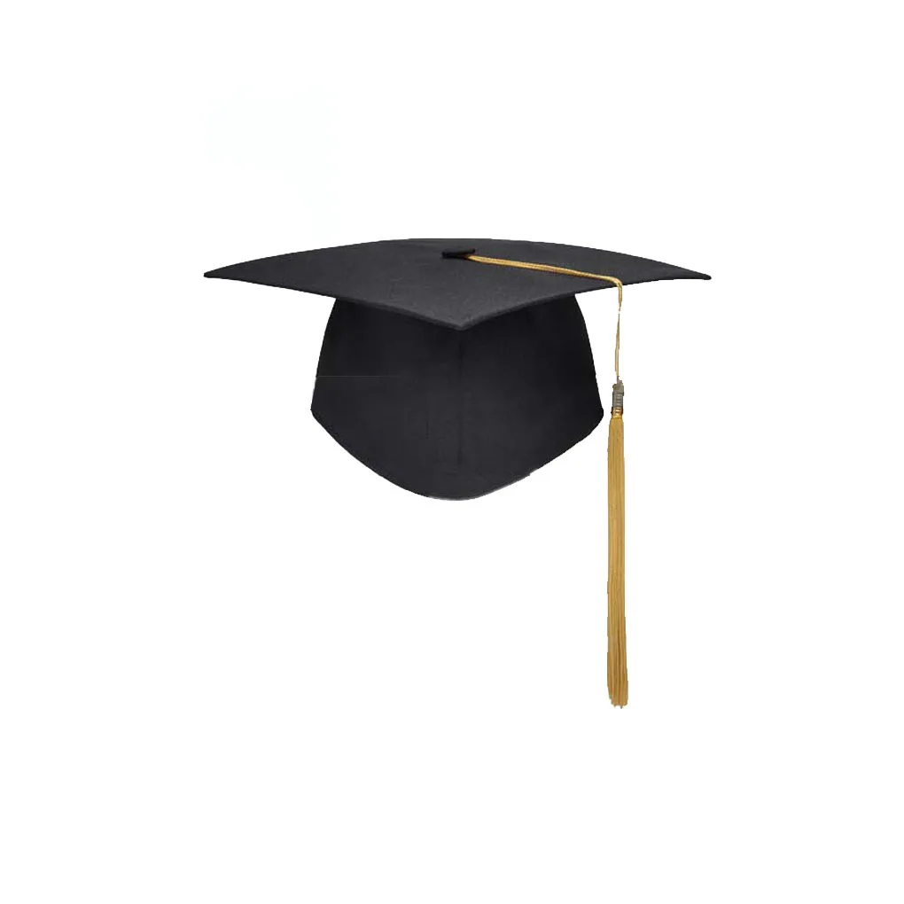 Festa di laurea scolastica nappe Cap Mortarboard University scapoli Master Doctor Academic Hat NEW Black mortaio Board