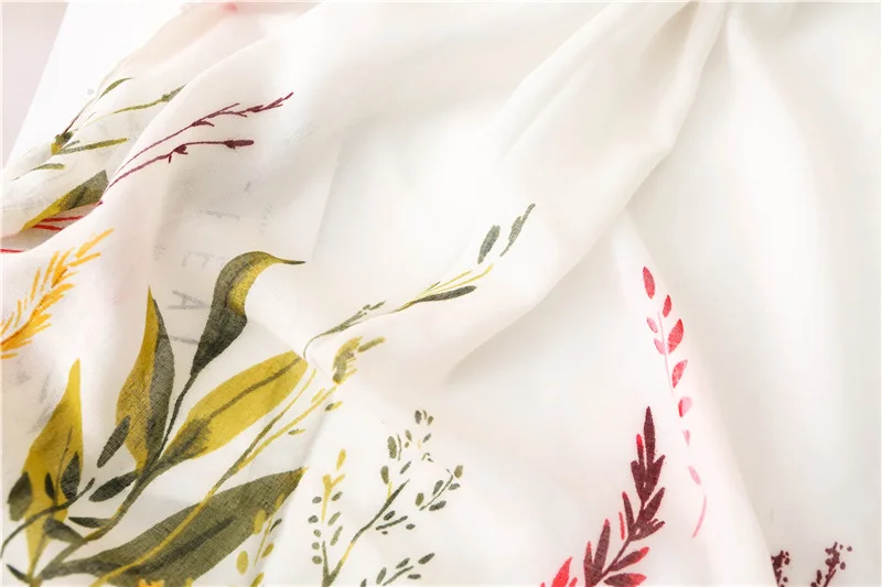 Luxus Marke Baumwolle Schal Frauen Große Schals Design Hijab Echarpe Druck Quaste Schals Dame Strand Stola Schalldämpfer Foulard Pareo – Detail 11