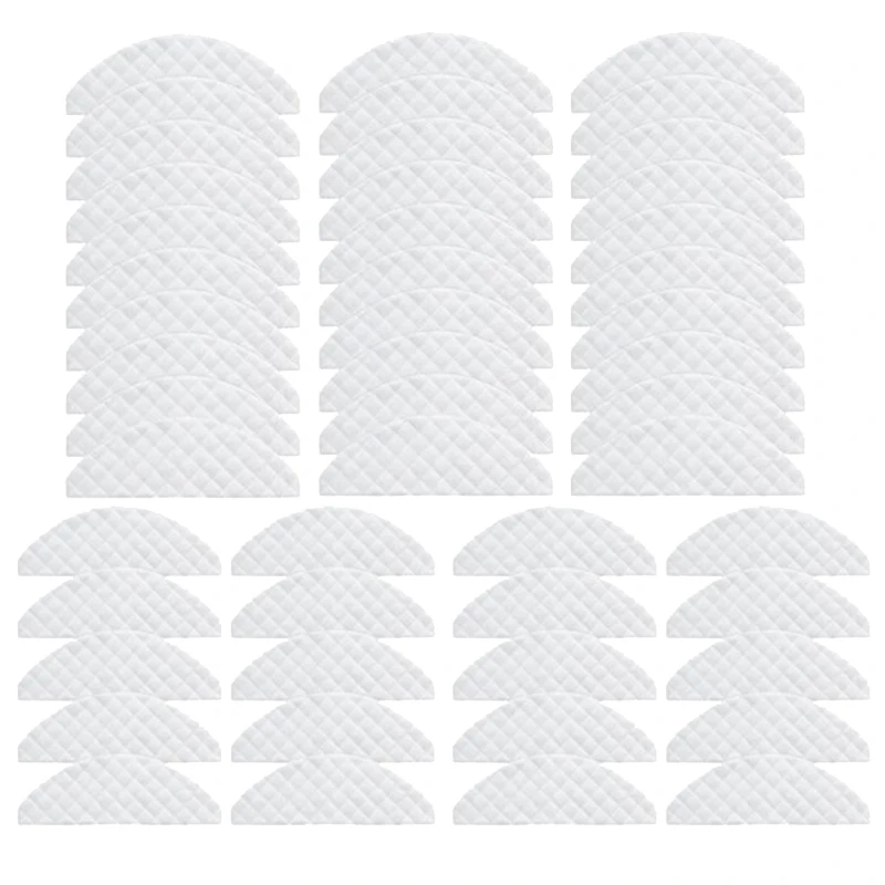 Lingettes jetables en tissu, AD-50Pcs pièces, accessoires pour XIAOMI ROIDMI EVE Plus, Robot nettoyeur et balayeuse