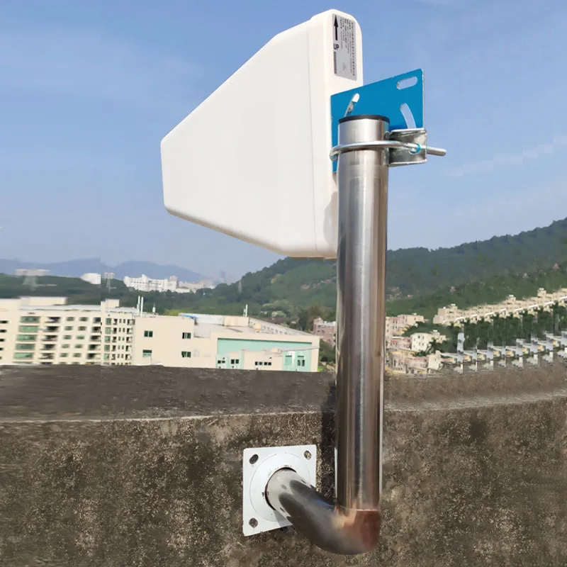 Amplificador de señal para exteriores, soporte de instalación de Anenna, puente inalámbrico de acero inoxidable, poste montado en la pared AP/CPE