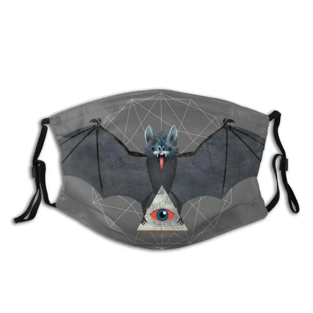 

Vampire Bat With Pyarmid Adult Kids Anti Dust Filter Diy Mask Bat Vampire Vampire Bat Cosmic Pyramid Eye Illuminati Geometric