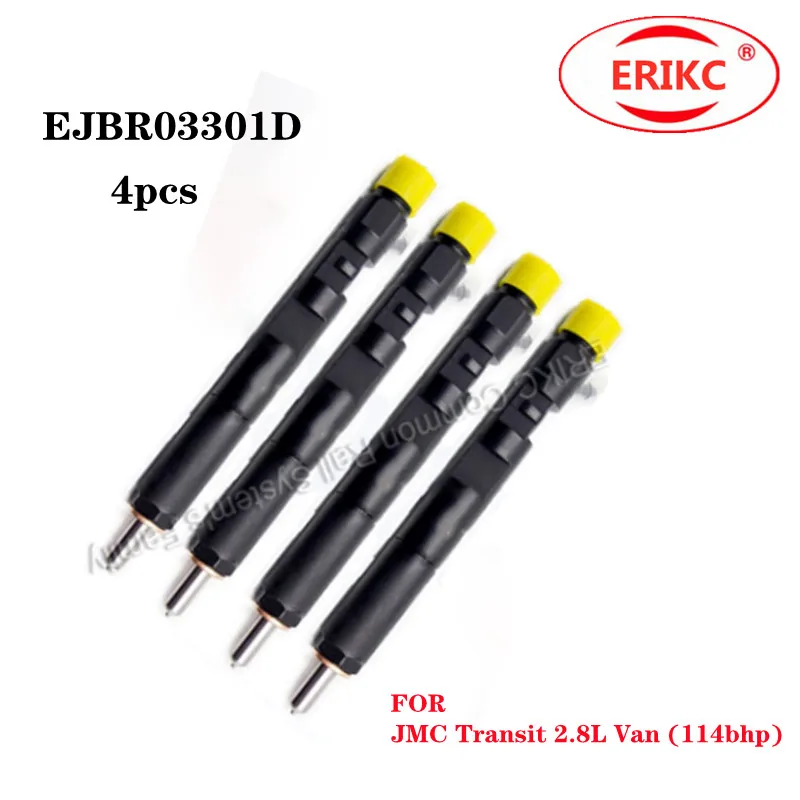 

ERIKC 4PC EJBR03301D Auto Diesel Fuel Pump Injection EJBR 033 01D FOR JMC Transit 2.8L Van (114bhp)