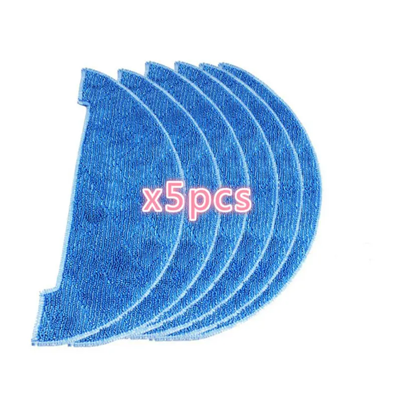 Trapos de tela para mopa de aspiradora, repuestos para aspiradora robótica Polaris PVCR 0930 SmartGo, 5 piezas