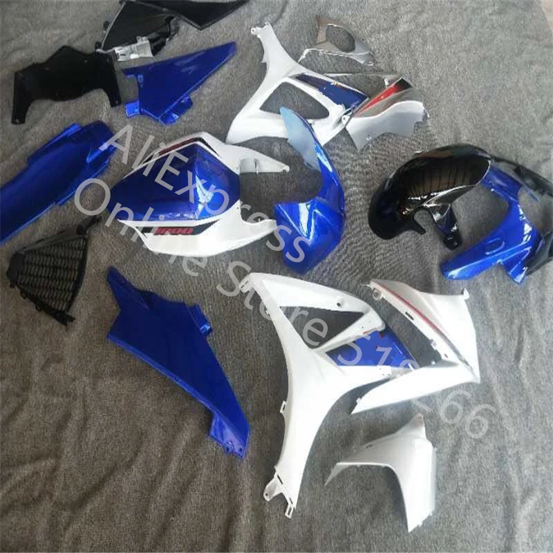 Blue white black ABS Injection fairings kit for SUZUKI K7 GSXR1000 GSXR 1000 07-08 SUZUKI GSXR1000 2007-2008 K7  bodywork