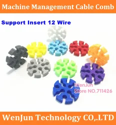 15mm 12 wire Category 6 Module network cable management comb room finishing beam combing machine studio room cable organizer