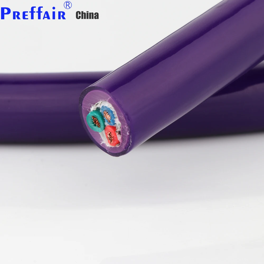 

Preffair Audio Grade 8N Copper Silver Plated Shielding Power Bulk Cable For DIY Power Cable