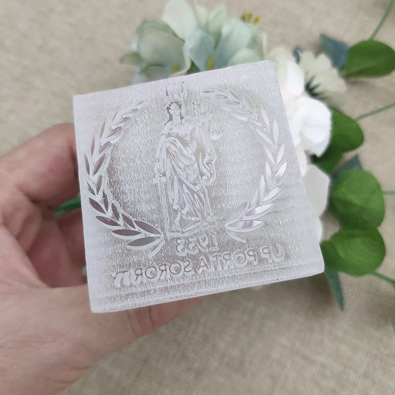 Customized Soap Stamp Crystal Handmade Soap Soap Mold Seal Pattern Soap Making Stamp Acrylic Soap Seal Custom Made Soap Mould