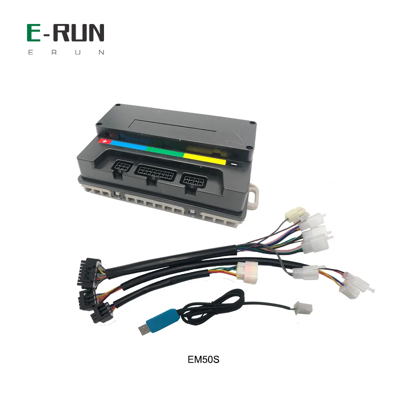 LANDE EM50S 7255 55A 1KW BLDC Sine Wave Controller For QS Wheel Mid Drive Motor