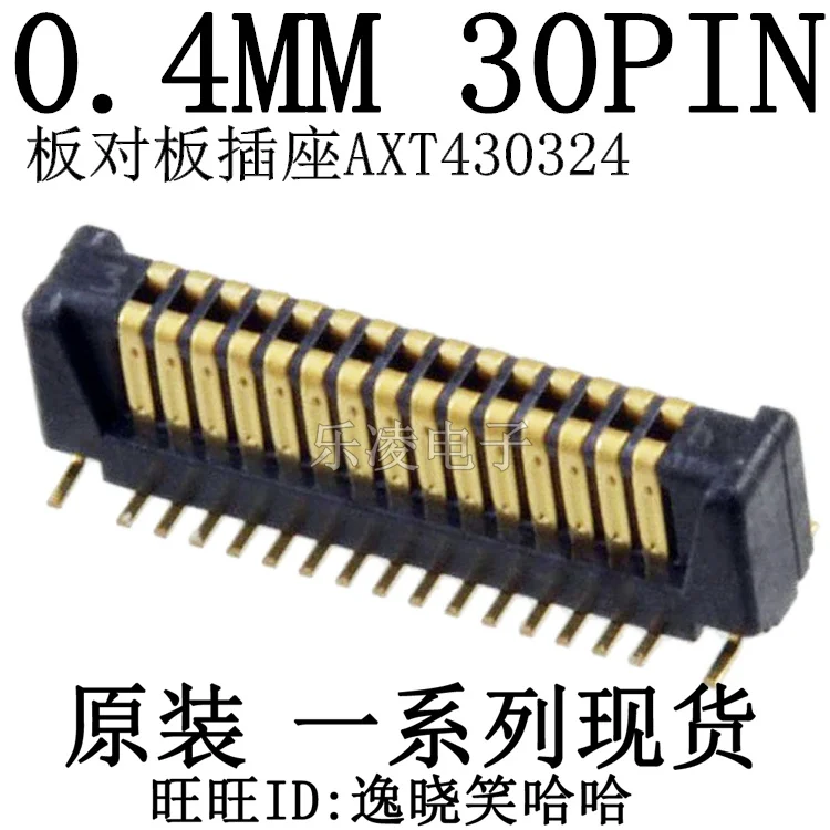 

Free shipping 0.4MM 30PIN AXT430324 30P 10PCS