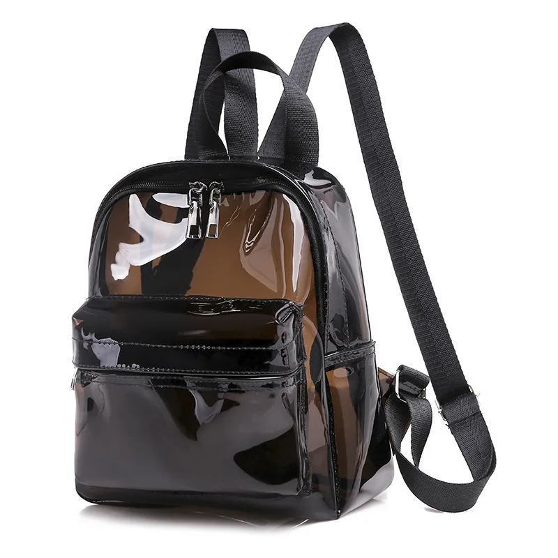 Mode Klar Frauen Rucksack Transparent Mini Nette Rucksack Reise Schule Rucksack Student Tasche Für Mädchen Kind Mochila