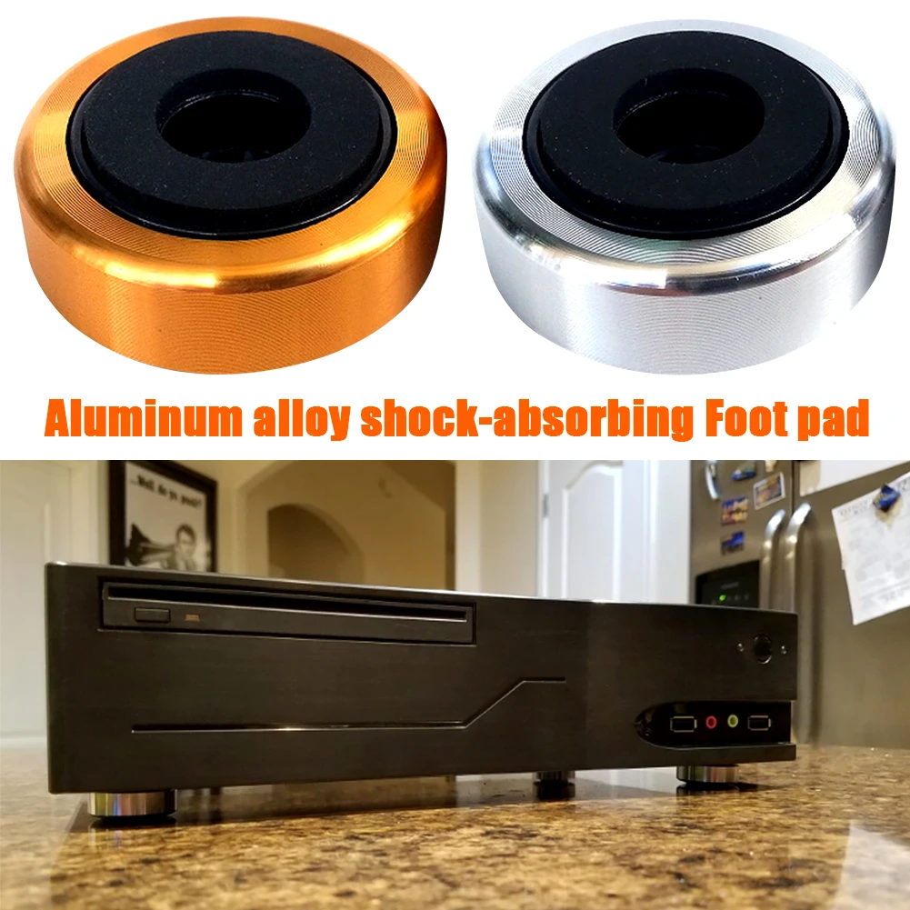 4 قطعة مكبر للصوت الدوار امتصاص الصدمات المنزل HIFI لاعب خزانة التخميد 30x11 مللي متر الصوت العزلة دائم رئيس قدم سادة