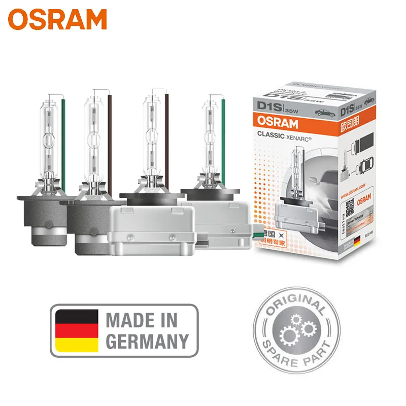 OSRAM D1S D2S D3S D4S 66140 66240 66340 66440 CLC Xenon HID KLASİK Orijinal Araba Xenon Far 4200 K Standart Beyaz Işık, 1x