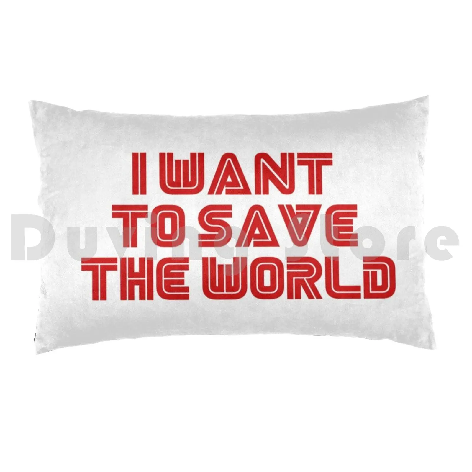 I Want To Save The World Pillow Case Printed 35x50 Mr Robot Robot Fsociety