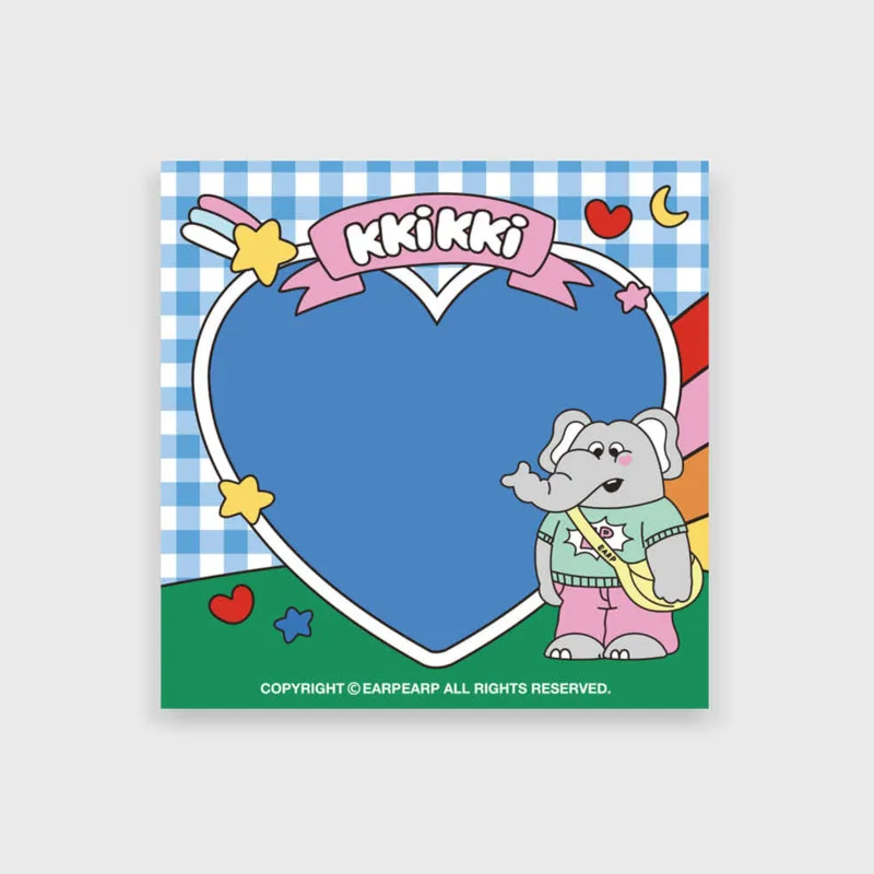 Ins Cartoon Elephant Cherry Cake Love Memo Pad 50 Sheets School Mini Notepad Girl Cute Learning Note Paper Kawaii Stationery