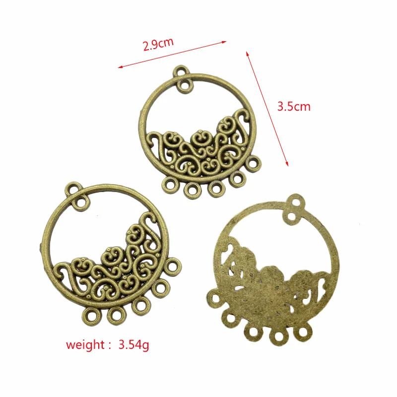 JunKang Antique Silver Gold Bronze Dream Catcher Pendant DIY to make all kinds of crafts and jewelry connectors