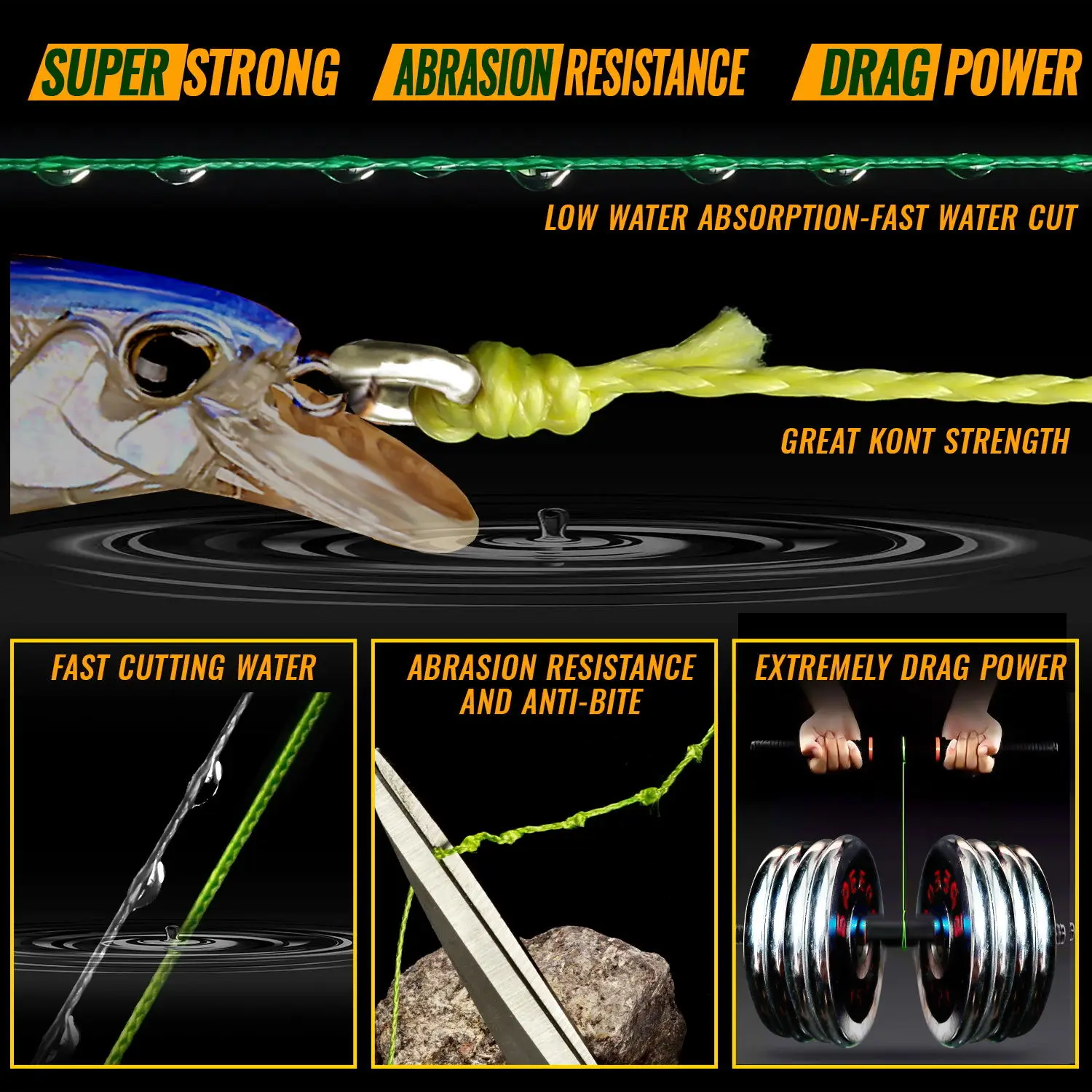 JOF Braided Fishing Line 6