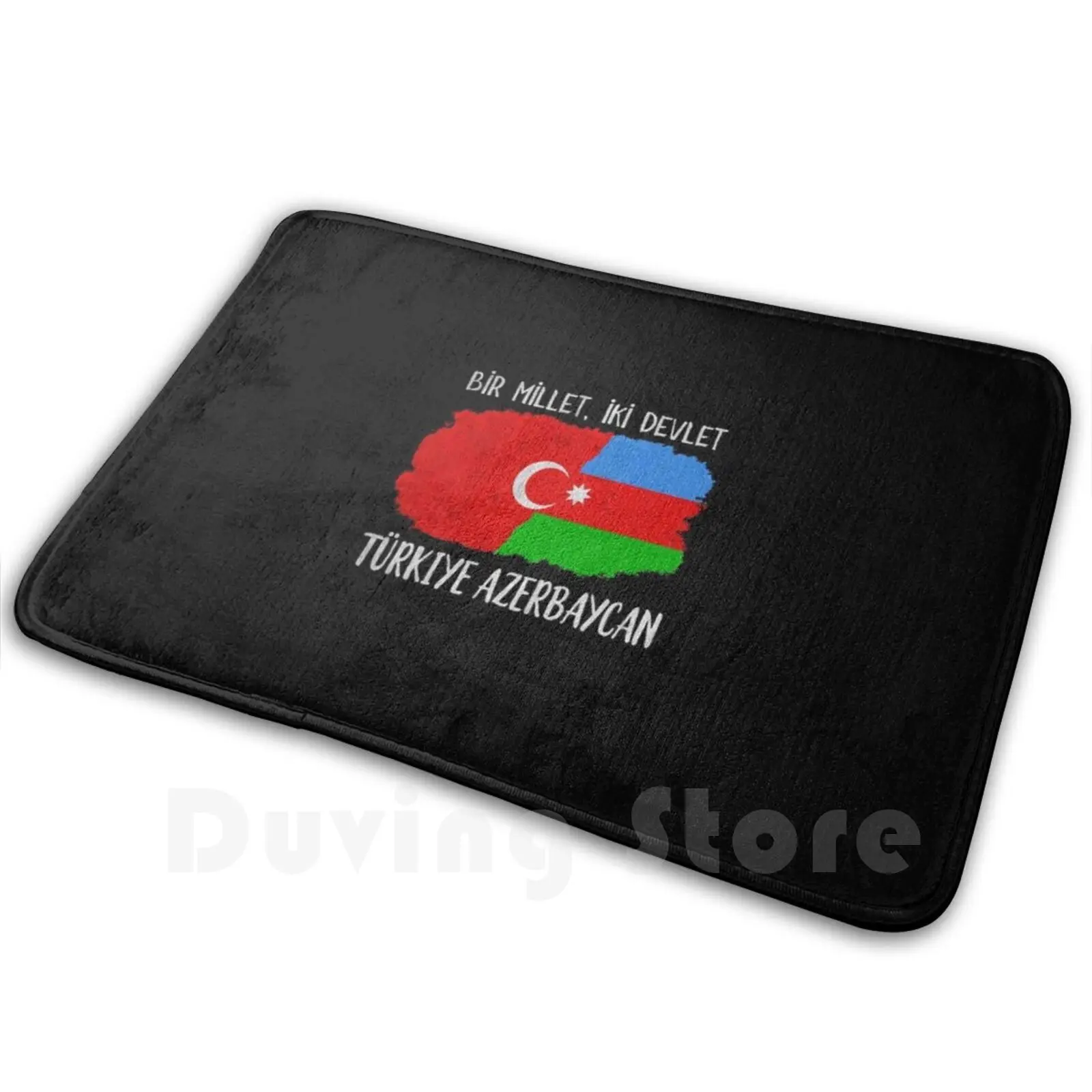 Turkey Azerbaijan Bir Iki Devlet Carpet Mat Rug Cushion Soft Turkey Türkiye Turkish Turkce Azerbaycan Azerbaijan